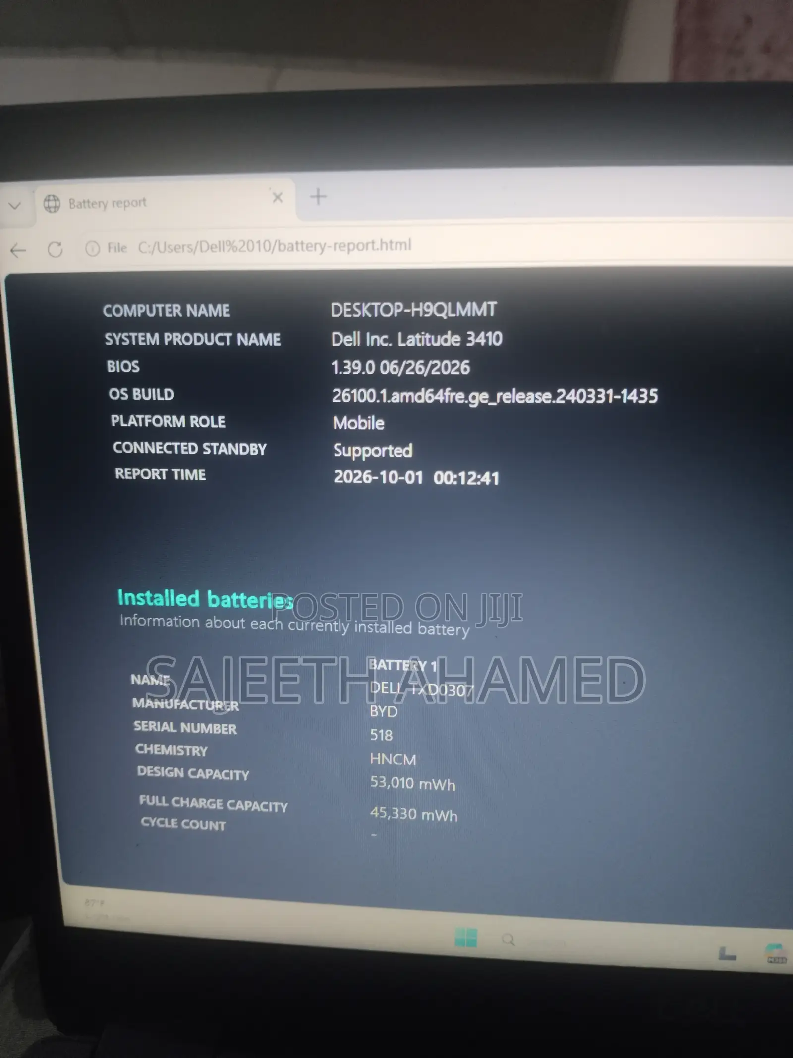Laptop Dell Latitude 3410 8GB Intel Core i5 SSD 256GB