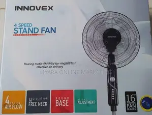 New Innovex 5 Blade Stand Fan ISF-009