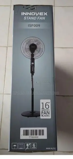 New Innovex 5 Blade Stand Fan ISF-009