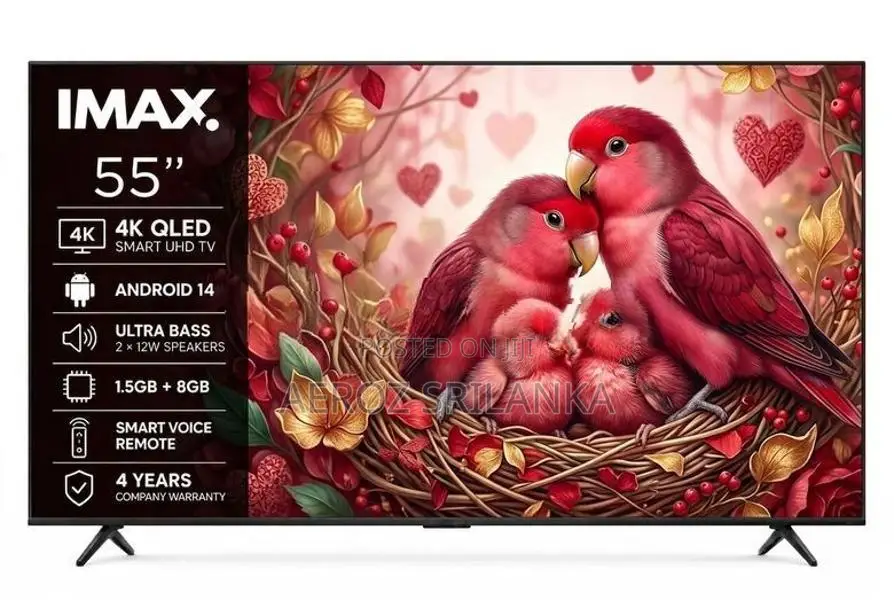 IMAX JAPAN 55″ SMART ANDROID 14 4K QLED UHD HDR TV