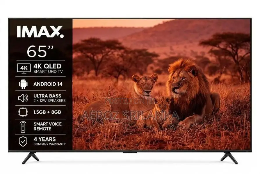 IMAX JAPAN 65″ SMART ANDROID 14 4K QLED UHD HDR TV