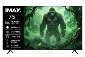 IMAX JAPAN 75″ 4K QLED SMART ANDROID 14 UHD HDR TV