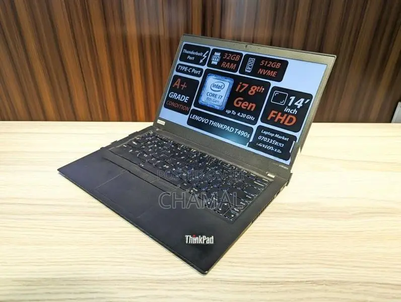 Lenovo ThinkPad L490 Core i5-8th Gen 8GB RAM 256GB SSD Laptop