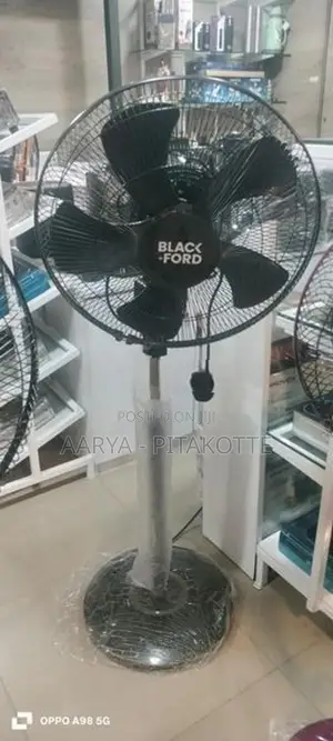 Black Ford Stand Fan 18"