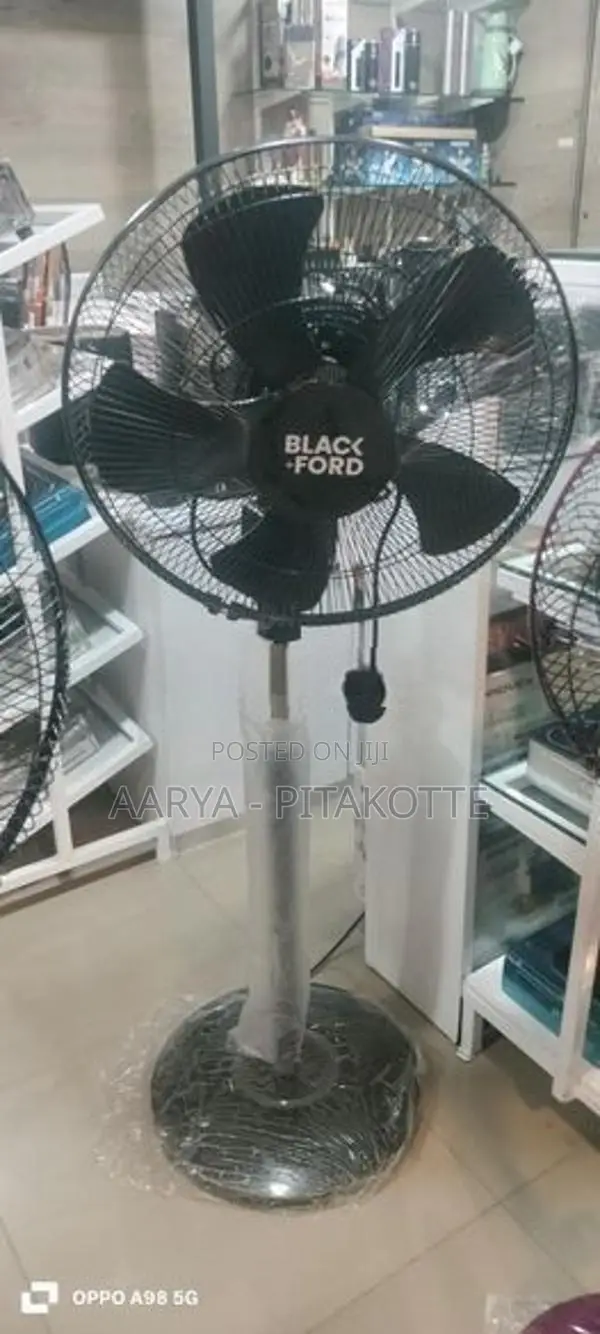 Black Ford Stand Fan 18"