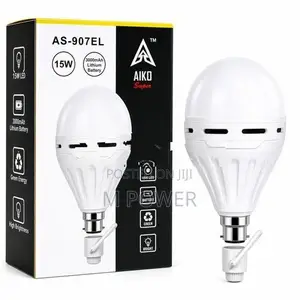 AIKO 15W LED Rechargable Bulb - AS-907EL