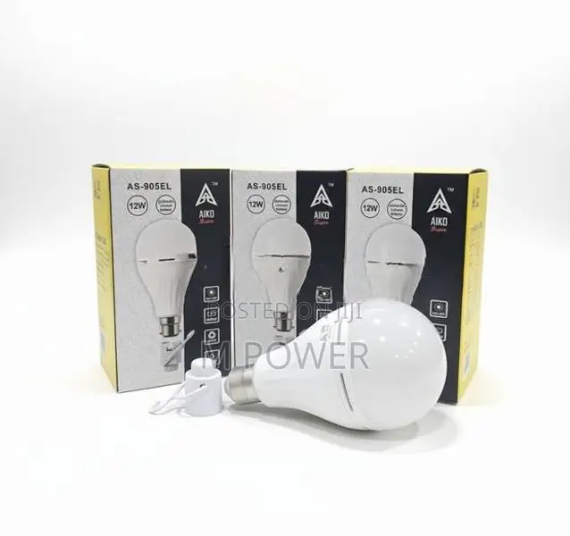 Aiko 12W LED Rechargable Bulb - AS-905EL