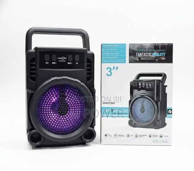 Greatnice Wireless Speaker 3" GTS - 1360