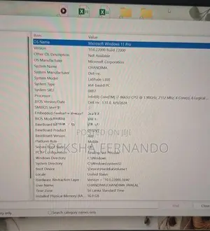 Dell I7 8th Gen RAM 16GB
