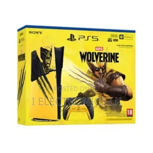 PlayStation 5 Digital Edition Marvels Wolverine Battle Yellow