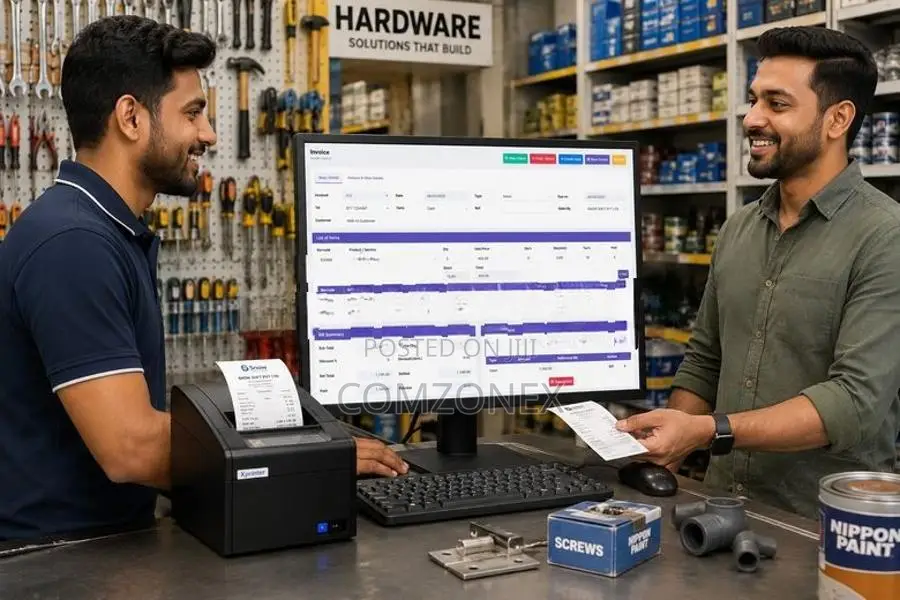 Smart POS Solution for Hardware Shops