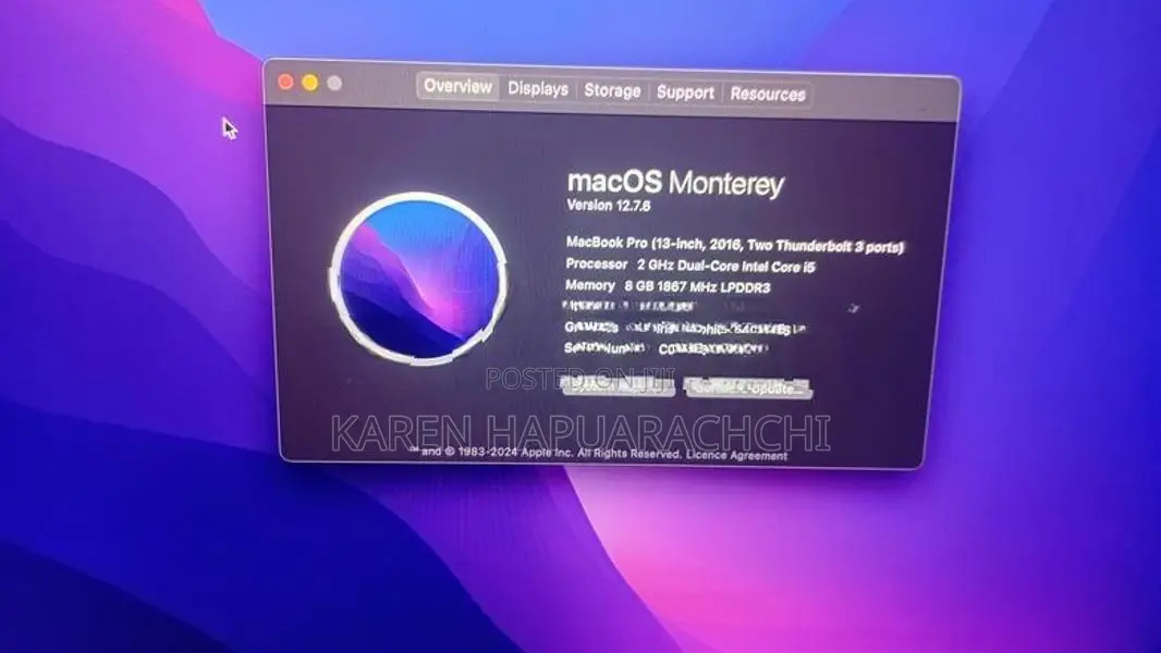 Apple MacBook Pro 13 Inch