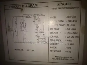 Singer - Inverter Type Refrigerator