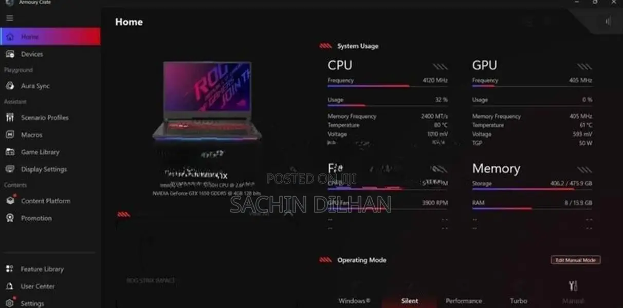 ASUS ROG Strix G731GT Gaming Lap