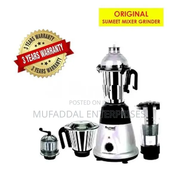 MIXER GRINDER SUMEET DOMESTIC PLUS 4JAR 2018