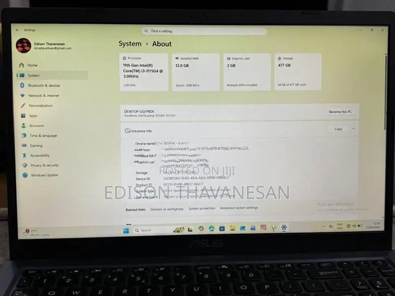 ASUS Laptop (Vivobook X515EP)