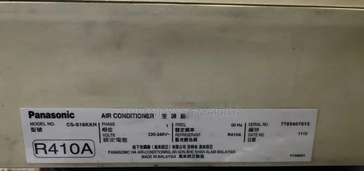 AC Panasonic Inverter 18000btu