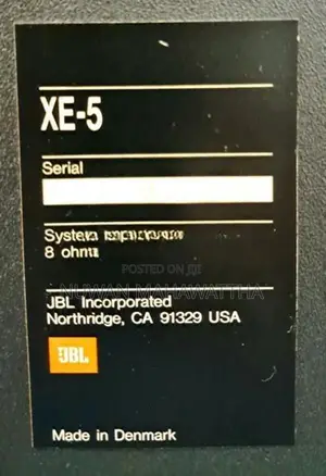 JBL XE5 Floor Standing Speakers