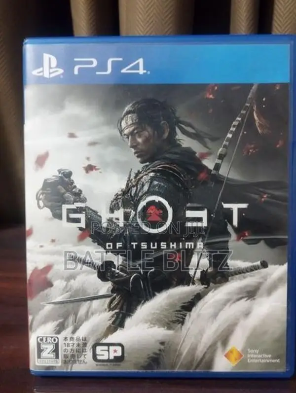 Sony Top PS4 Games Bundle - Ghost Of Tsushima, Tlou 1 2 ( Working)