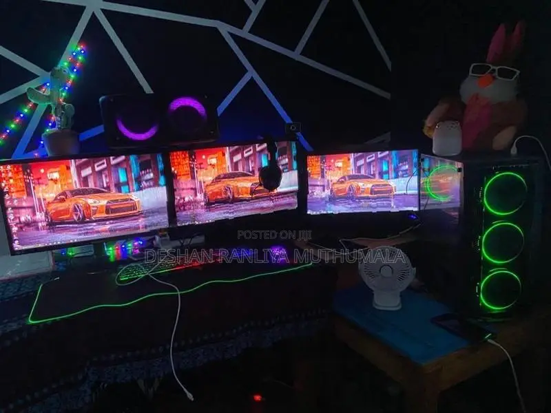 Intel i5 6 Gen Computer 1TB Hard 16 RAM 3 Monitor