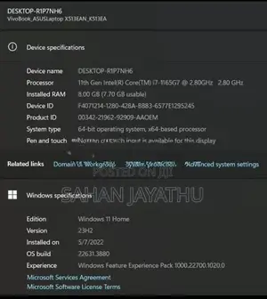 K513E ASUS Vivobook