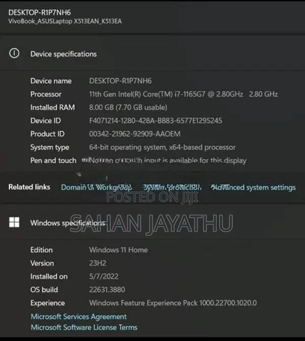 K513E ASUS Vivobook