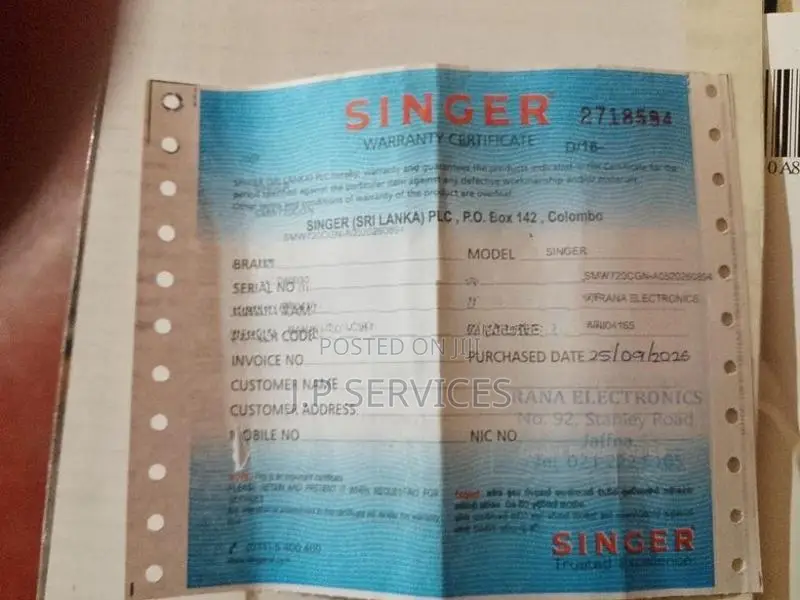 Singer Microwave Oven