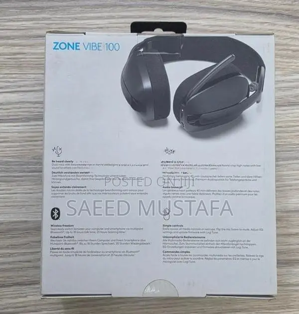 Logitech Zone Vibe 100 Wireless Headphones