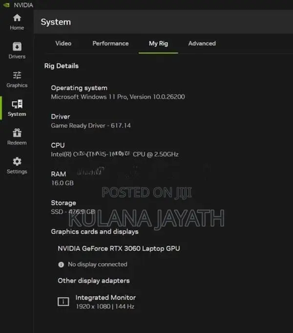 RTX 3060 MSI GF65 Thin 10UE Gaming Laptop