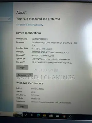 Dell Processor:11th Gen Intel(R) Core(TM) i3