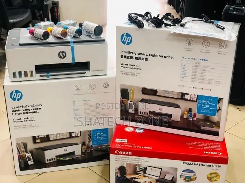 Printer HP 580 Smart Ink Tank Wireless 3 in 1 (Wi-Fi) Brand New