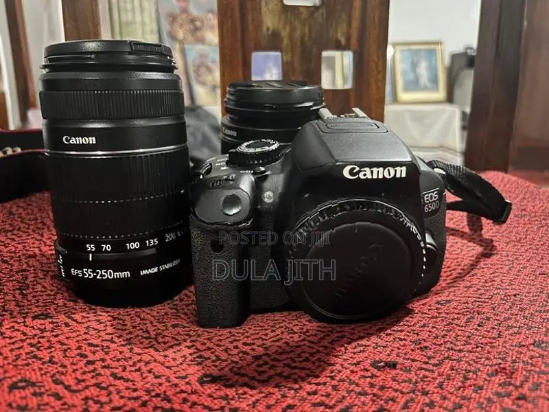 Canon 650D With 70-250mm 18-55mm Lens