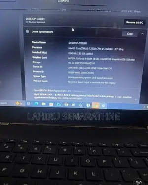 HP Pavilion i5 7Gen