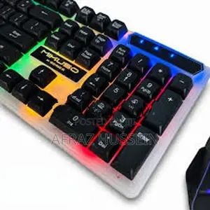 RGB Gaming Keyboard With Mouse Combo Mikuso XKM-01