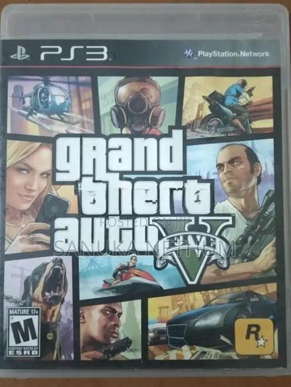 Sony PS3 GTA V Game Disc