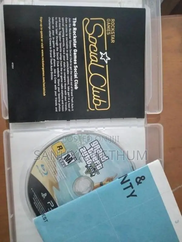 Sony PS3 GTA V Game Disc