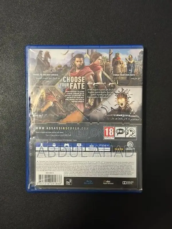Assassin's Creed Odyssey Ps4 Game Disc