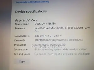 Acer Aspire Core i5 6Th Gen Laptop