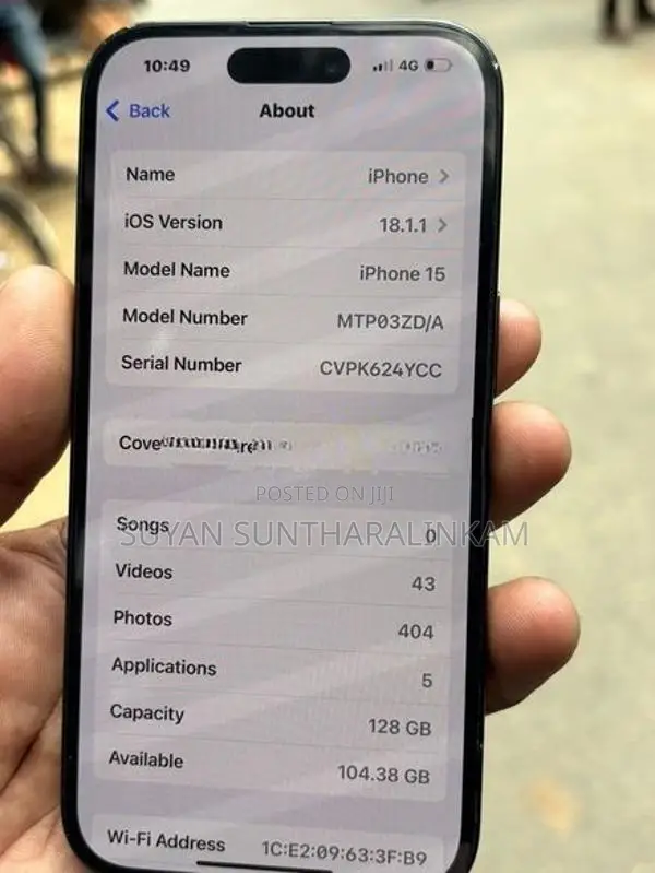 Apple iPhone 15 (Used)