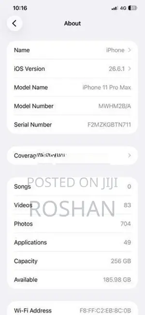 Apple iPhone 11 Pro Max (Used)