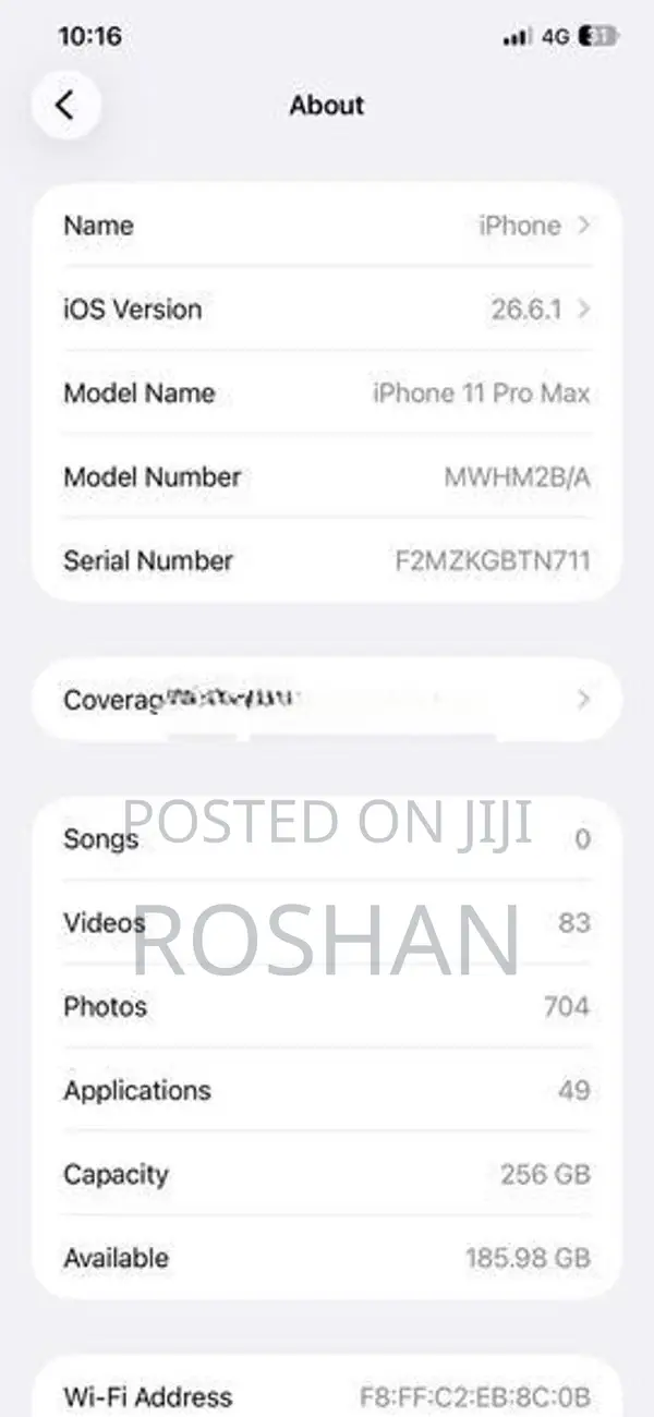 Apple iPhone 11 Pro Max (Used)