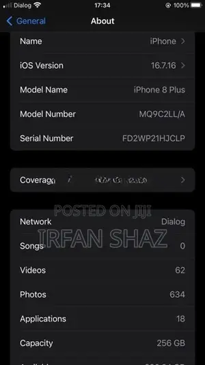 Apple iPhone 8 Plus 256GB (Used)