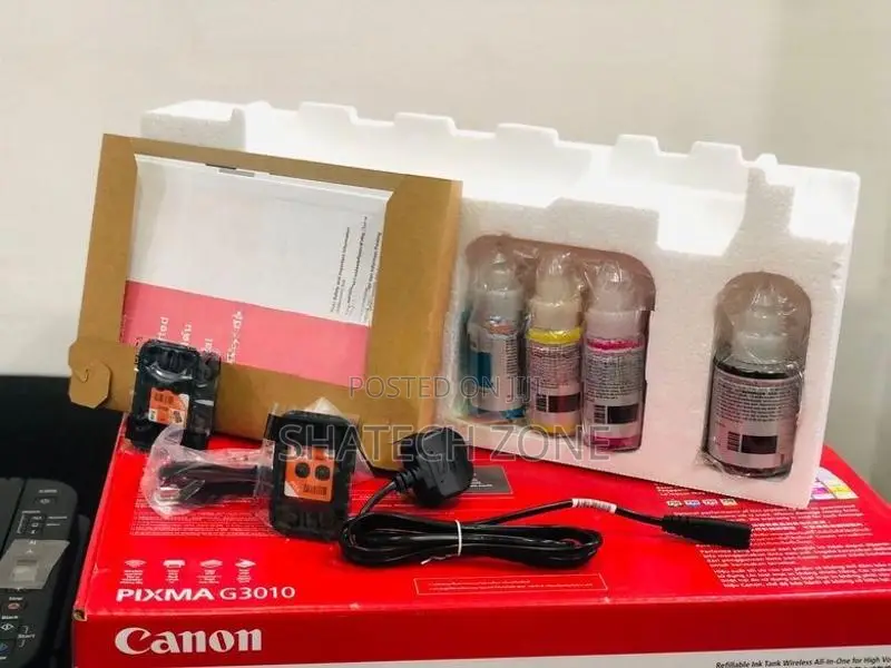 Printer Canon G3010 Ink Tank 3 in 1 (Brand New) Wireless|Print|Scan|Co
