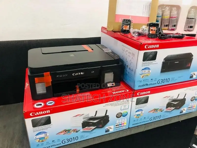 Printer Canon G3010 Ink Tank 3 in 1 (Brand New) Wireless|Print|Scan|Co