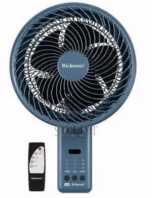 Richsonic 12" 3 Speed Wall Fan with Remote 90W - RSFW-1619R