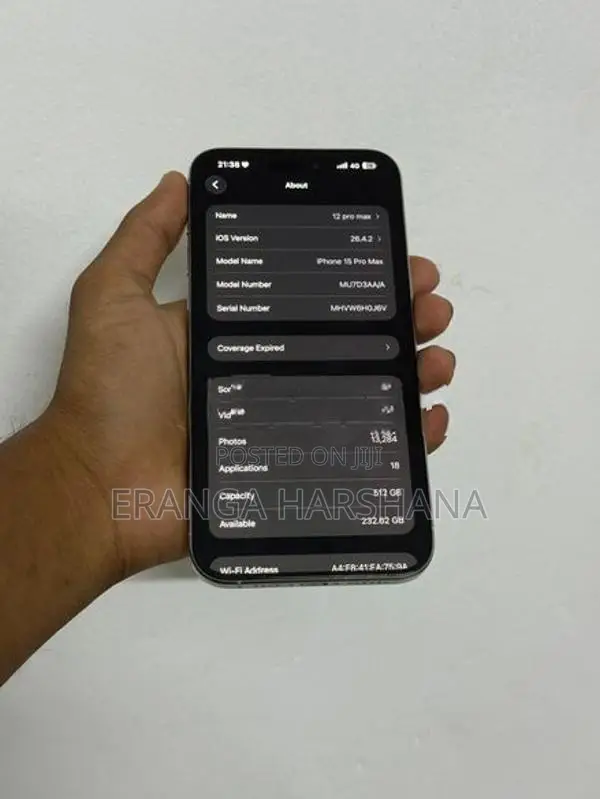 Apple iPhone 15 Pro Max 512GB (Used)