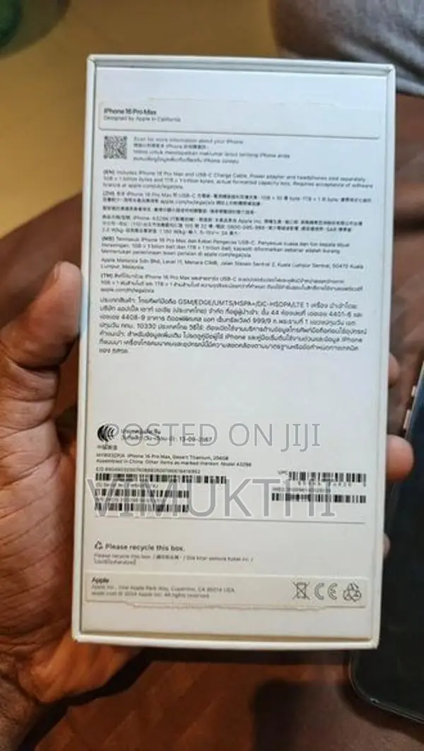 Apple iPhone 16 Pro Max 256GB (Used)
