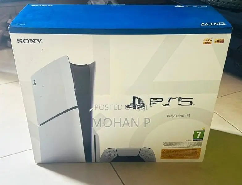 Sony PS5 Slim Disk + Extra Controller 1 Game CD