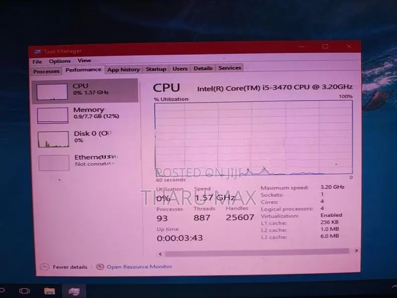 15 3rd Gen 8GB RAM 22" Wide Monitor Full Set Desktop Computer