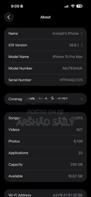 Apple iPhone 15 Pro Max Natural Titanium (Used)